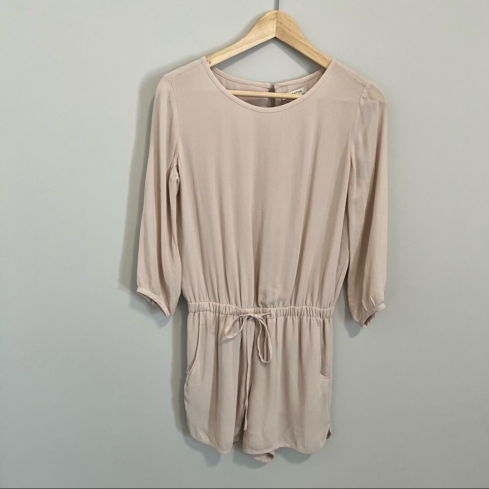 Aritzia Babaton Keagan Romper  Cream - Picture 5 of 15